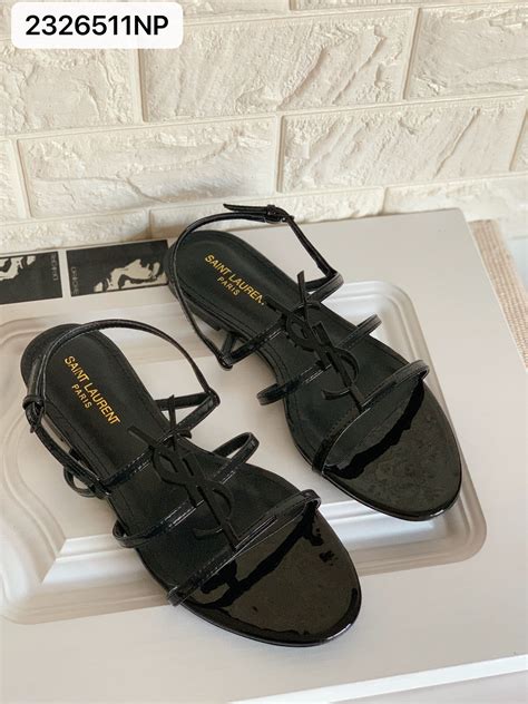 ysl joan sandals womens|yves saint laurent flat sandals.